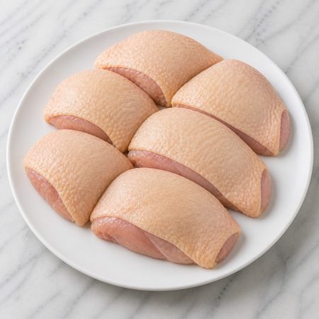 Raw bulk chicken breast fillet, skin-on — Premium Poultry